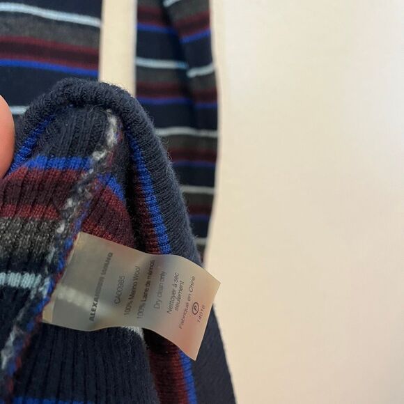 Alexander Wang Metallic Striped Chelsea Cardigan Sweater Women's Size Small - Picture 6 of 6